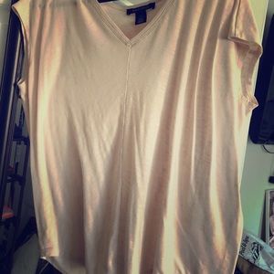 Flowy short sleeve top. Pink Blush color